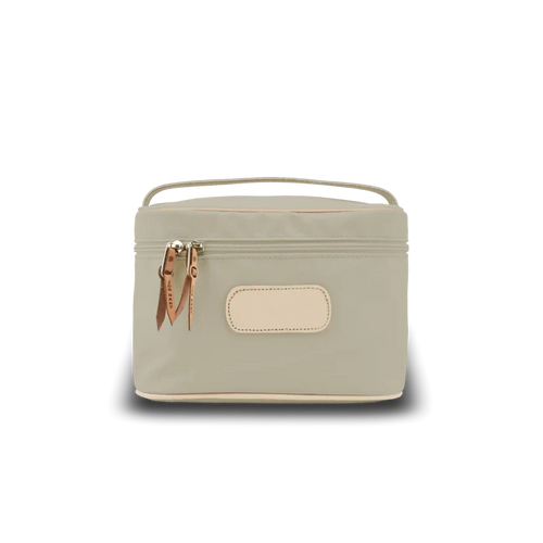 Jon Hart Makeup Case in Tan Coated Canvas