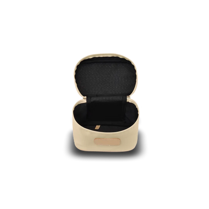 Jon Hart Makeup Case in Tan Coated Canvas