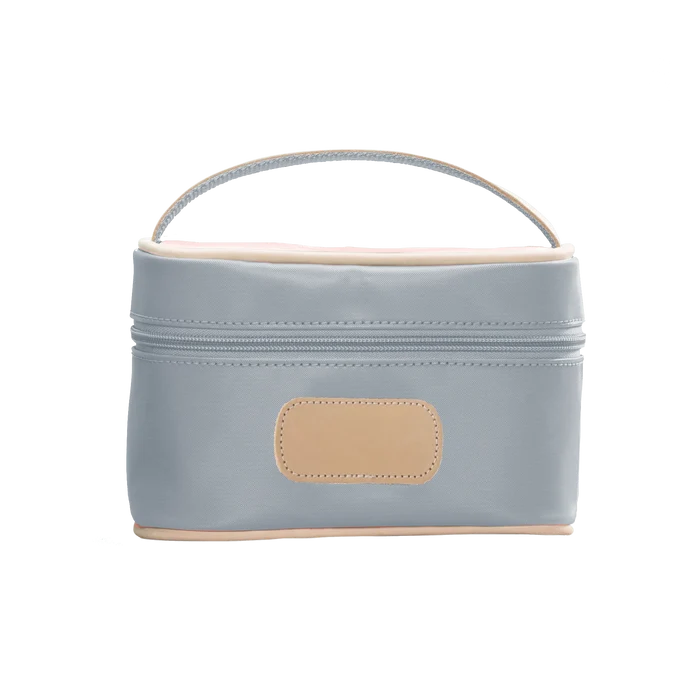 Jon Hart Mini Makeup Case in Slate Coated Canvas