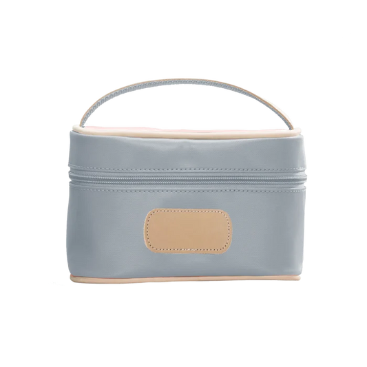 Jon Hart Mini Makeup Case in Slate Coated Canvas
