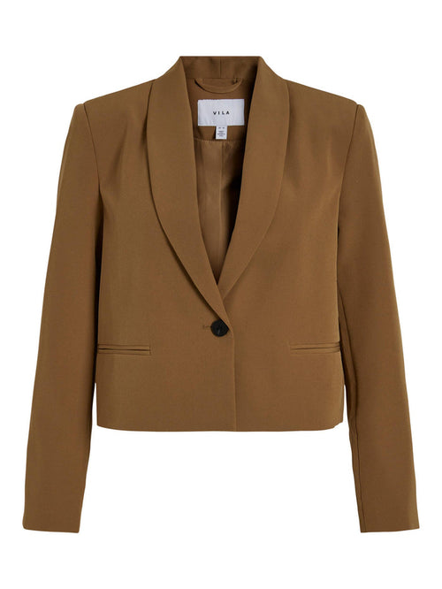 June Short Blazer (Ermine Brown)