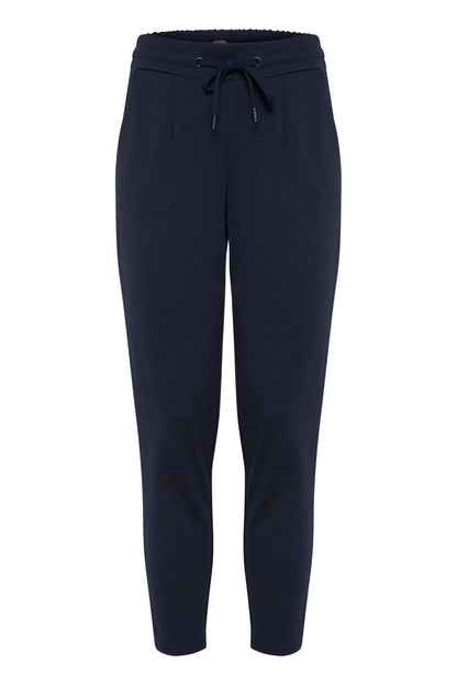Kate Cropped Jersey Jogger (Navy)