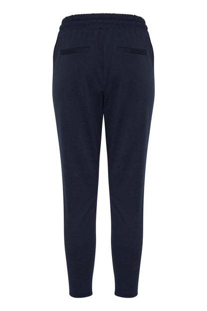 Kate Cropped Jersey Jogger (Navy)