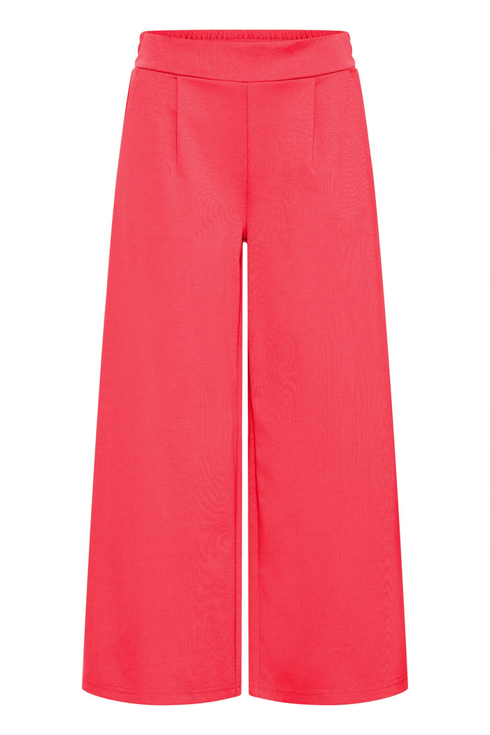 Kate Cropped Wide Leg Pants (Teaberry)