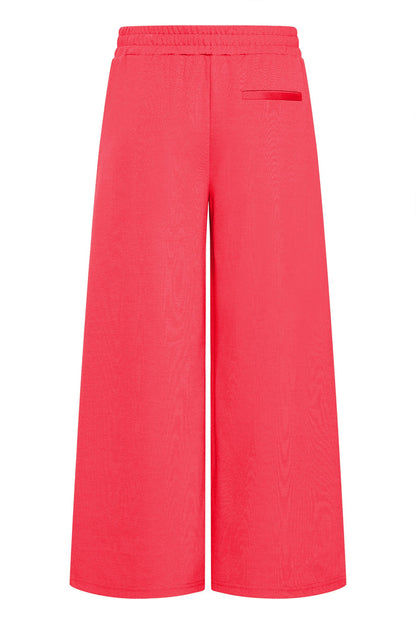 Kate Cropped Wide Leg Pants (Teaberry)