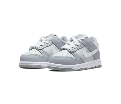 Kids Nike Dunk Low (Two Tone Grey)