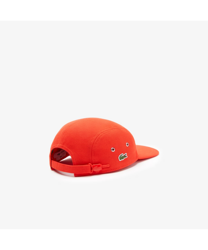 Lacoste Unisex Girolle Organic Cotton Piqué Cap (Orange)