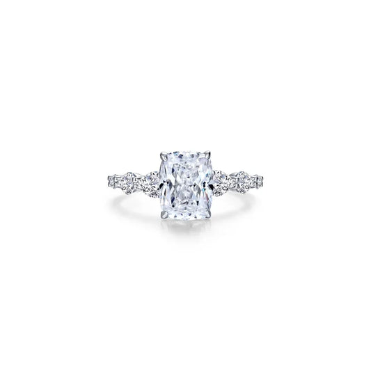 Lafonn 4.81 CTW Cushion-Cut Solitaire Ring