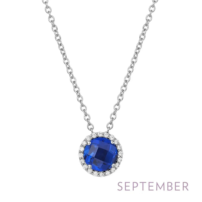 Lafonn Spetember Birthstone Necklace