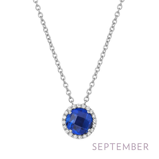 Lafonn Spetember Birthstone Necklace