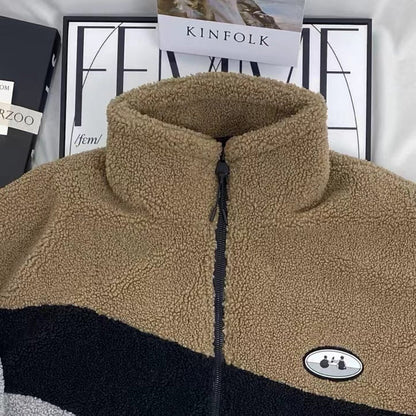 Lambswool Patchwork Jacket