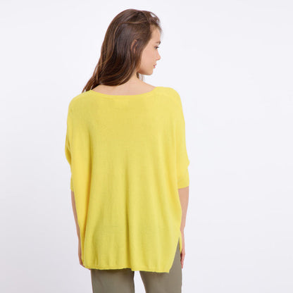 LAURINA SHORT SLEEVED JUMPER (YELLOW)