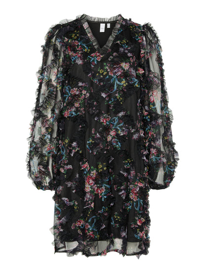 Lesley Short Dress (Black)