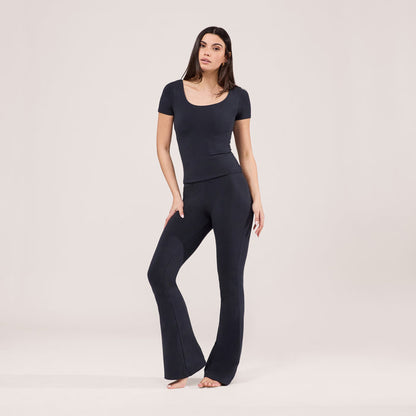 Lightweight Flare Leggings - Vintage Navy