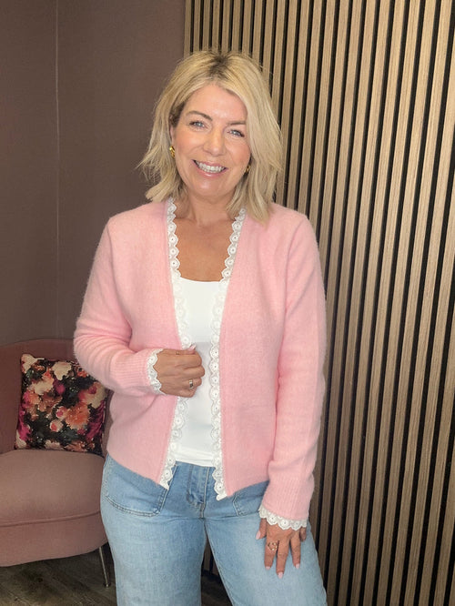 Lilith Cardigan (Pink)