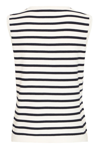 Lola Waistcoat (White/Total Eclipse)