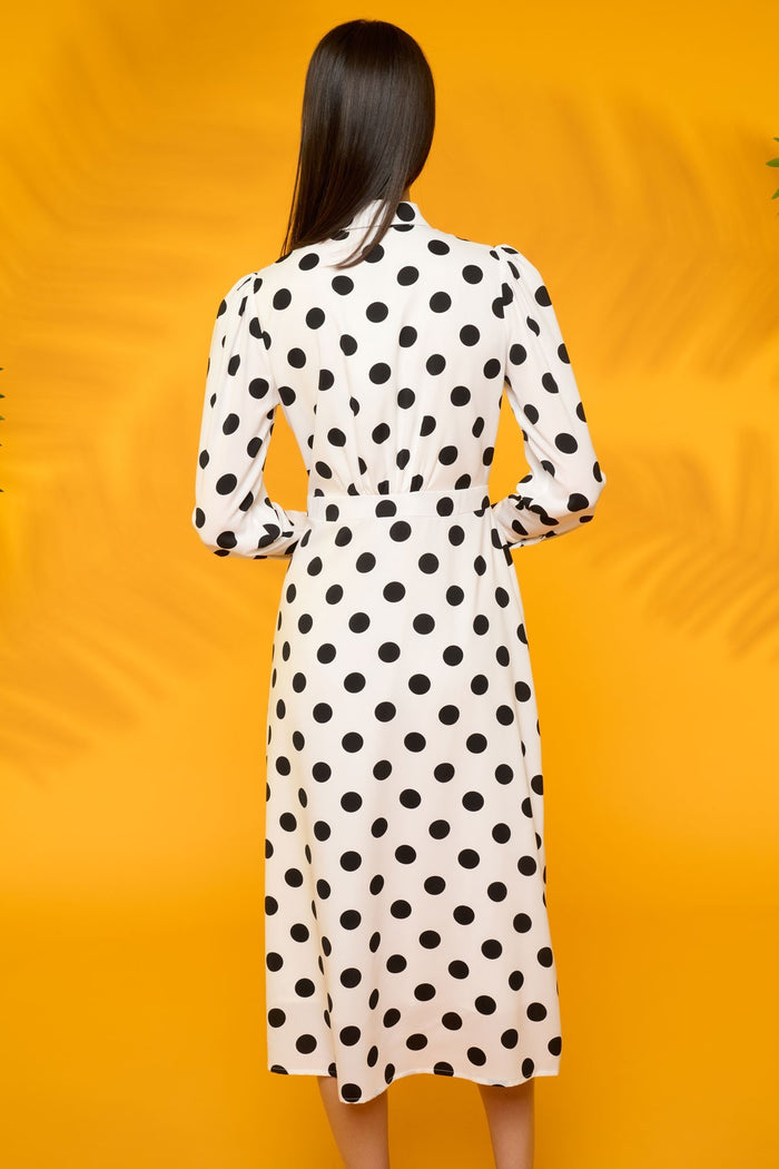 Los Angeles Dress (White/Black)
