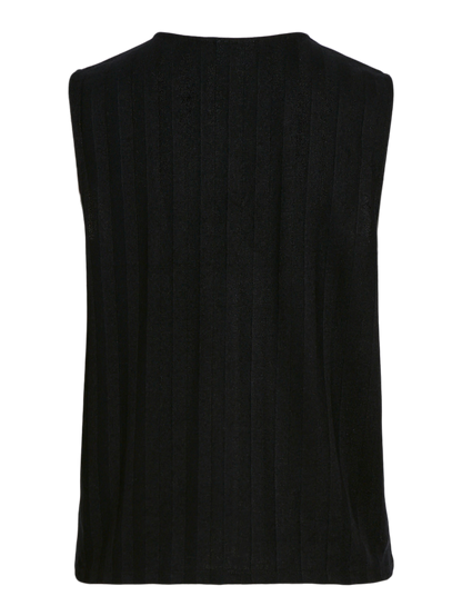 Lucea V-Neck Vest (Black)