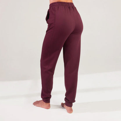 Luxe Lounge Jogger - Dark Cherry