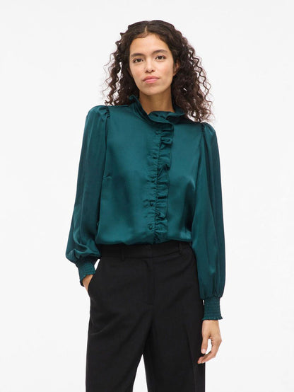 Lydia Frill Shirt (Ponderosa Pine)