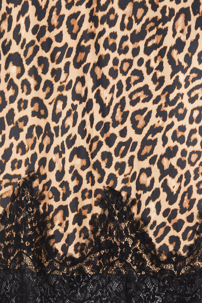 Maeva Midi Skirt (Leopard Lace)