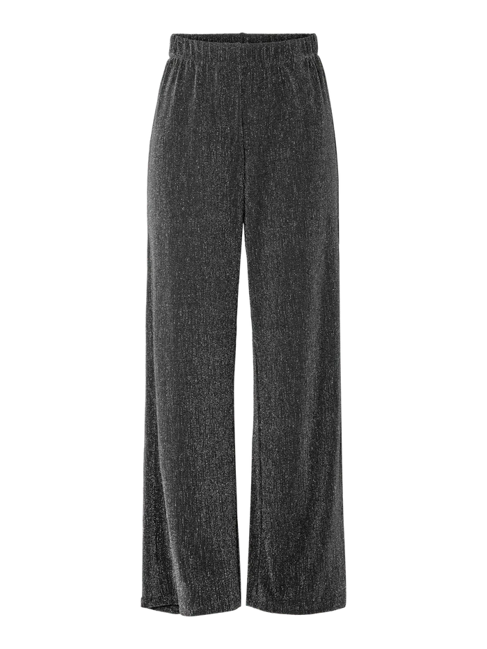Maeve High Waisted Pants (Black/Silver)