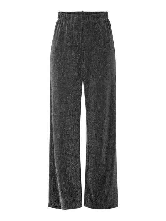 Maeve High Waisted Pants (Black/Silver)