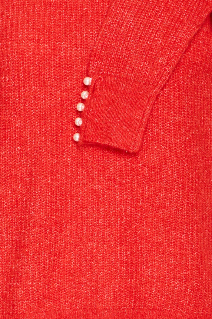 Mara Knit Jumper (Fiery Red)