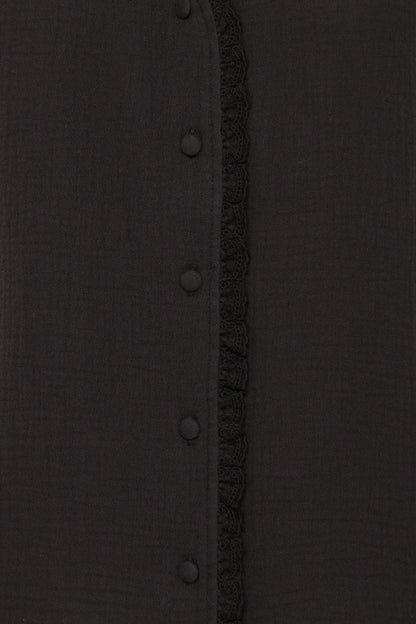 Maria Sleeveless Top (Black)