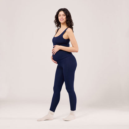 Maternity Lightweight Everyday Leggings - Navy