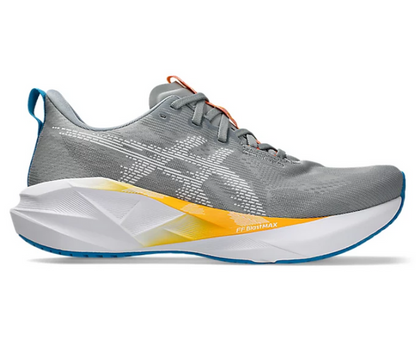 Mens Asics Novablast 5 (Gravel/White)
