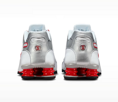 Men's Nike Shox NZ (White/Metallic Silver)
