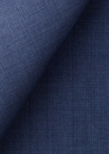 Midnight Blue Prince of Wales Vest - SARTORO