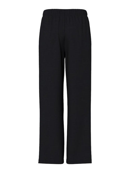 Millie Wide Leg Sweat Pants (Black)