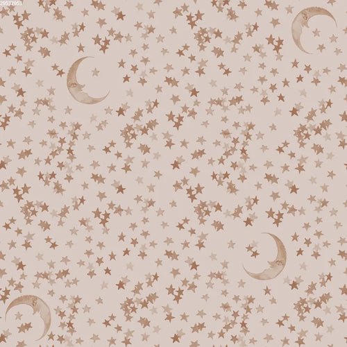 Moon & Stars Latte - Family Fabrics B.V.