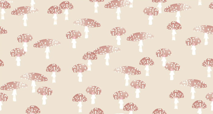 Mushrooms Pastel - Family Fabrics B.V.