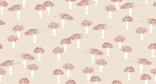 Mushrooms Pastel - Family Fabrics B.V.
