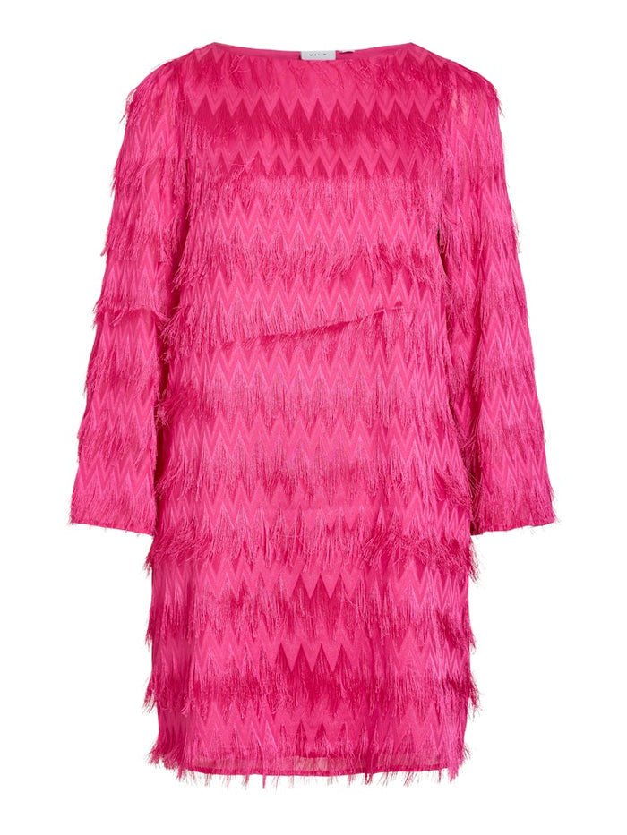 Nell Mini Dress (Raspberry Rose)