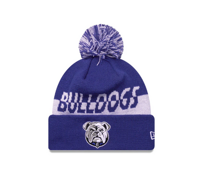 New Era Canterbury Bulldogs Knitted Beanie (Blue)