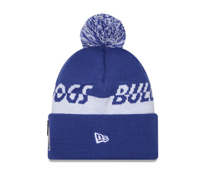 New Era Canterbury Bulldogs Knitted Beanie (Blue)