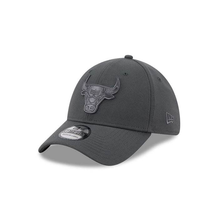 New Era Chicago Bulls 39Thirty Stretch Fit Cap (Steel Tonal)