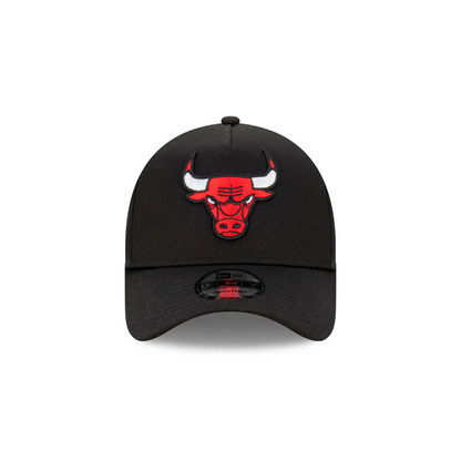 New Era Chicago Bulls 9Forty A-Frame Cap (Black)