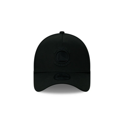 New Era Golden State Warriors 9Forty A-Frame Cap (Black/Black)