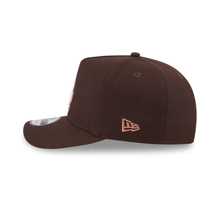 New Era L.A Dodgers 9Fifty A-Frame SnapBack (Burnt Wood)