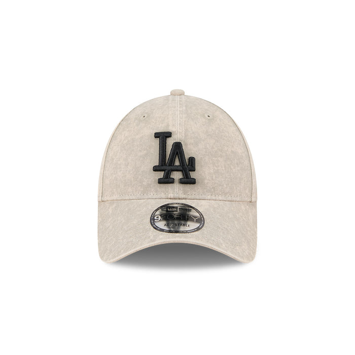 New Era L.A Dodgers 9Forty Snapback Cap (Washed Pebble/Black)