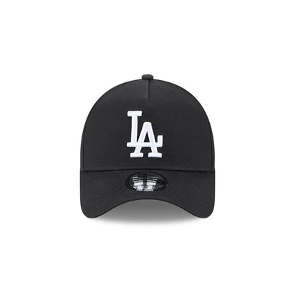 New Era L.A Dodgers “Script Logo” 9Forty A-Frame Cap (Black)