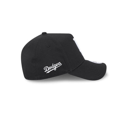 New Era L.A Dodgers “Script Logo” 9Forty A-Frame Cap (Black)