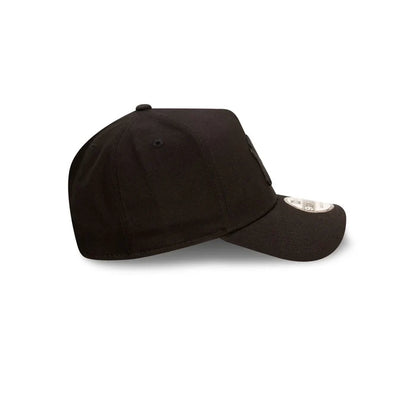 New Era N.Y Yankees 9Forty A-Frame SnapBack Cap (Black/Black)
