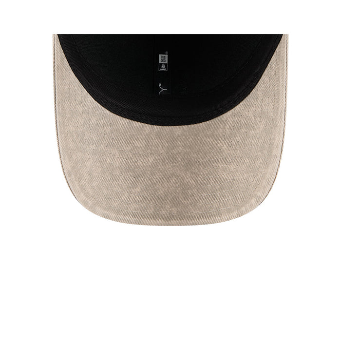 New Era N.Y Yankees 9Forty Snapback Cap (Washed Pebble/Black)