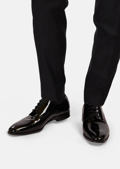 Onyx Black Tuxedo Pants - SARTORO